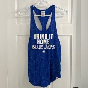Victoria's Secret Pink Blue Toronto Blue Jays Tank Top - Size Small